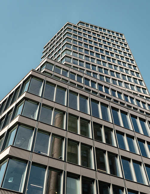 Top floors of 360 Bowery office tower