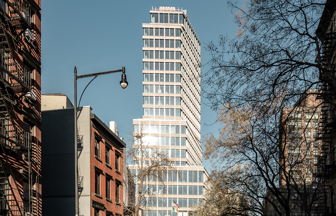 Top floors of 360 Bowery office tower
